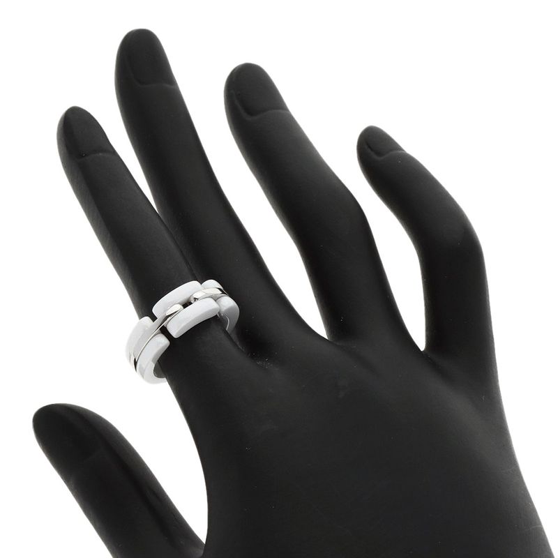 Chanel Ultra Collection Medium Ring - Ring 18K White Gold Ceramic Ladies