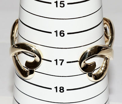 Tiffany & Co Bracelet Bangle 18K Yellow Gold Paloma Picasso Loving Heart
