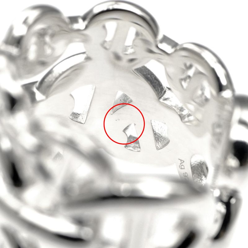 Hermes Chaine D'ancre GM Ring Size 46 Ag925 Silver- Ring