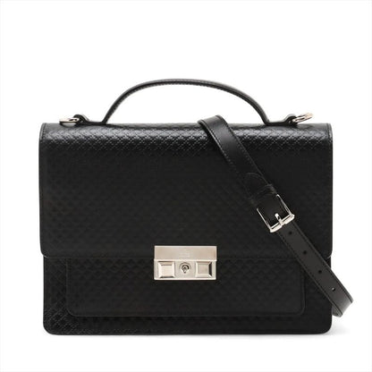Gucci Diamante Leather 2WAY Shoulder Bag Crossbody Messenger Business Commute