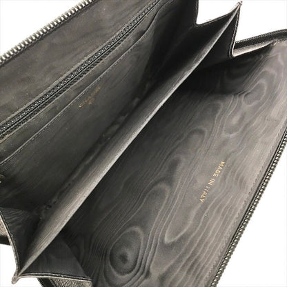 Chanel CC Logo Caviar Leather Mini Pouch Second Black