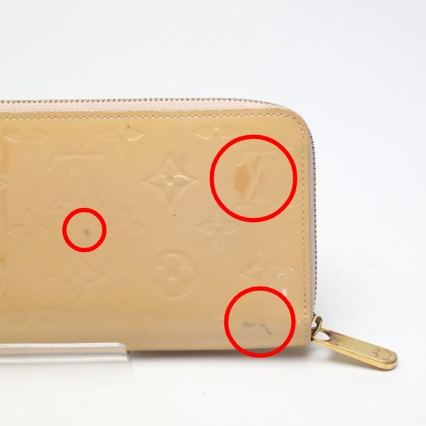 Louis Vuitton M90076 Vernis Round Zipper Zippy Wallet Long Wallet Louis Vuitton