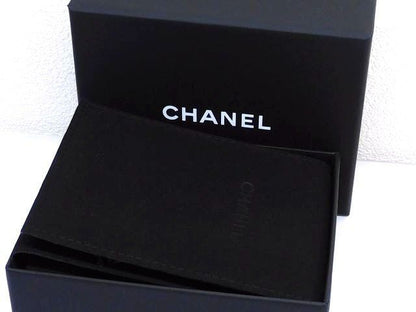 Item Chanel Earrings - C24K Coco Mark Heart Black X Silver Ladies Chanel □7G