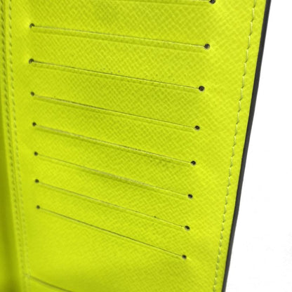 Louis Vuitton Long Wallet Taiga Llama Portefeuille Brazza M30947 Jeanne Men's