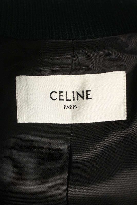 Celine 25SS Rv0l4896c Triomphe Teddy Jacket Blouson Men 48