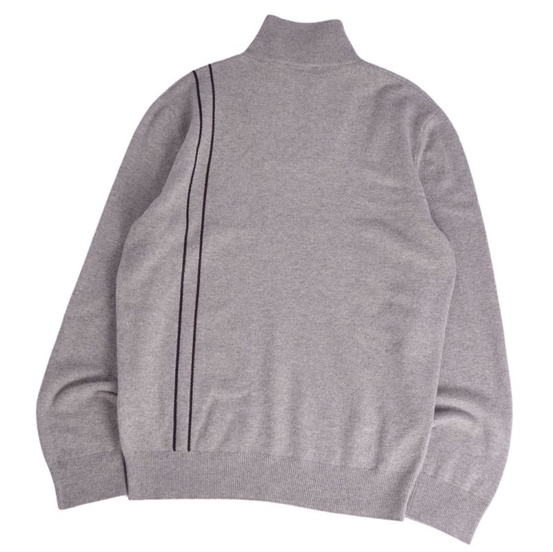 Hermes Knitted Sweater Half Zip H Logo Wool