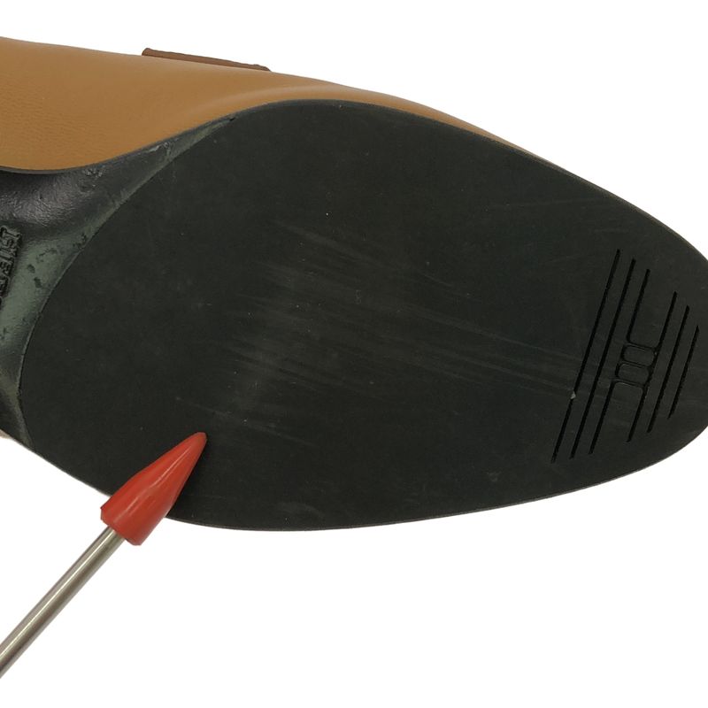 Hermes - Royale Constance H Logo Leather Quilted Fringe Loafers Leather Shoes -