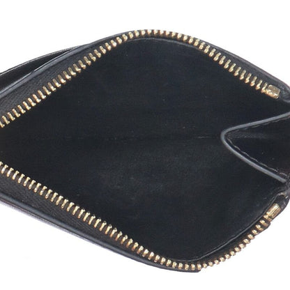 Celine Triomphe Leather Zip Card Case Men's