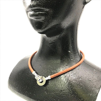 Hermes Leather Lancelot Choker Bracelet
