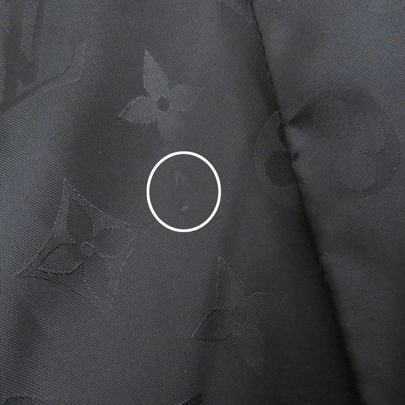 Louis Vuitton 2023 Monogram Reversible WZIP Bomber Jacket Black XL Made In