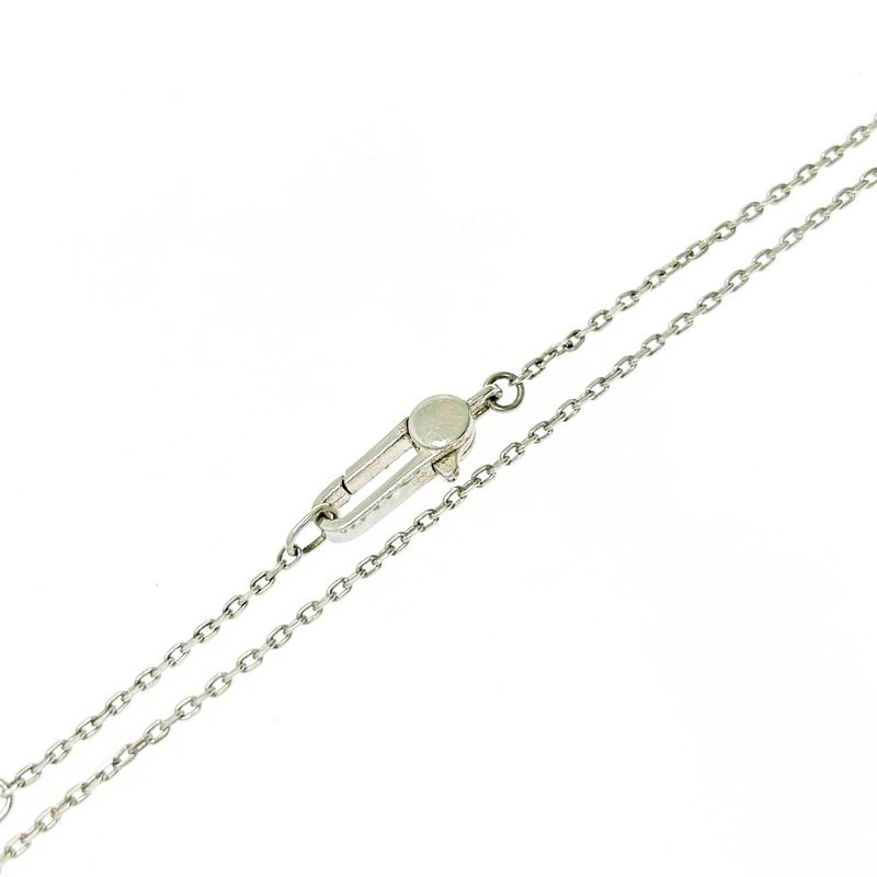Gucci Silver Logo Square Plate Necklace 6.0g 925 Engraved 407864 Necklace