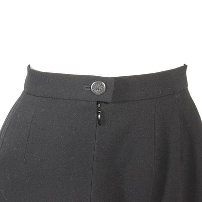 Chanel 94305 P11160v06456 Wool And Silk Black Women's Skirt