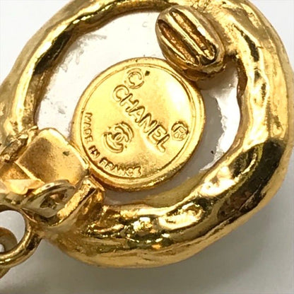 Chanel Visual Earrings Gold