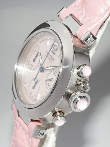 Cartier Pasha C Chrono 2003 Christmas Limited Edition W3106599 Ladies