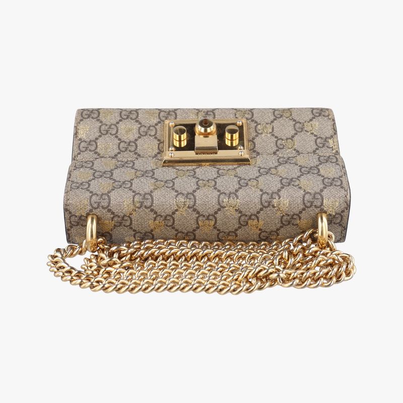 Gucci Padlock Brown PVC Coated Canvas 409487 E025251503