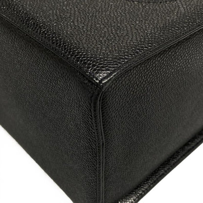 Chanel Vanity Bag - Black With Gold Hardware / Mirror