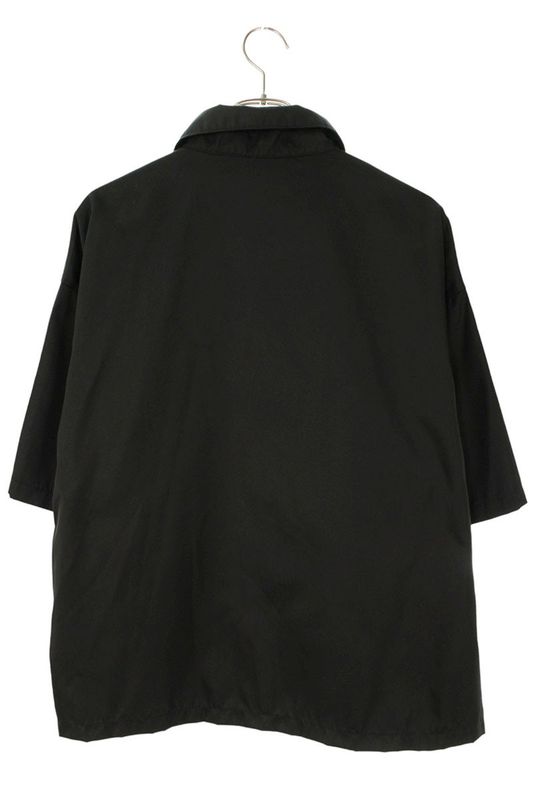 Prada Sc449 S182 1WQ8 Re-nylon Triangle Plate Short Sleeve Shirt Men M