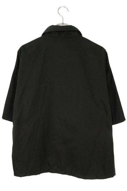 Prada Sc449 S182 1WQ8 Re-nylon Triangle Plate Short Sleeve Shirt Men M