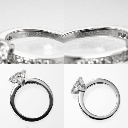 Tiffany & Co Ribbon Solitaire 0.40ct Vvs2/i/2ex Pt950platinum × Diamond #6