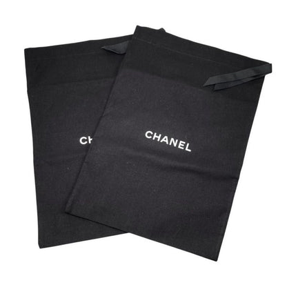 Chanel Heel Pumps Mary Jane G46443 37 1 2 Size Leather Coco Mark Black Gold