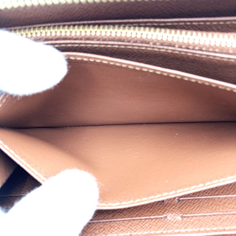 Louis Vuitton M42616 Zippy Wallet Long Wallet Monogram Brown Ladies Men Fashion