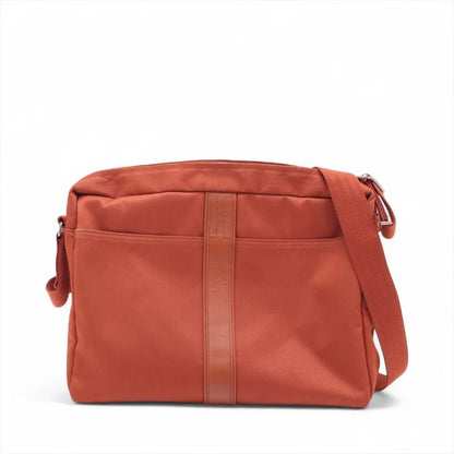 Hermes Acapulco Bassus Twirl Chevron Leather Shoulder Bag Crossbody Messenger