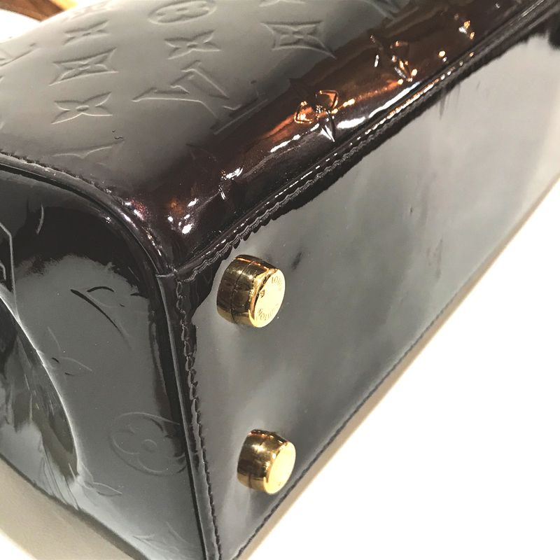 Louis Vuitton Handbag Blair MM M91455 Monogram Vernis Purple Taille Dombre