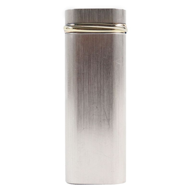 Cartier Trinity Hairline Oval Roller Smoking Tool Gas Lighter
