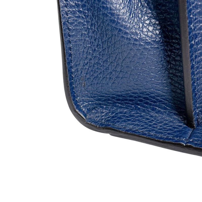 Gucci 470271 Leather Bamboo 2-way Handbag Gucci Blue