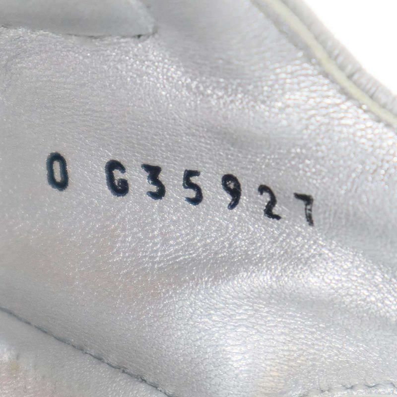 Chanel Footbed Coco Mark Sandals 0 G35927 Silver Grayish 36c