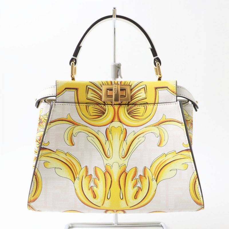 Fendace Fendi X Versace Collaboration 8bn244 Mini Peekaboo