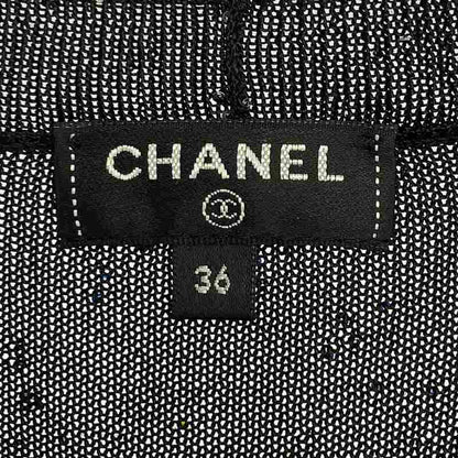 Chanel - Multicolor CC LOGO Embellished Cardigan Knit Cardigan With Bijoux