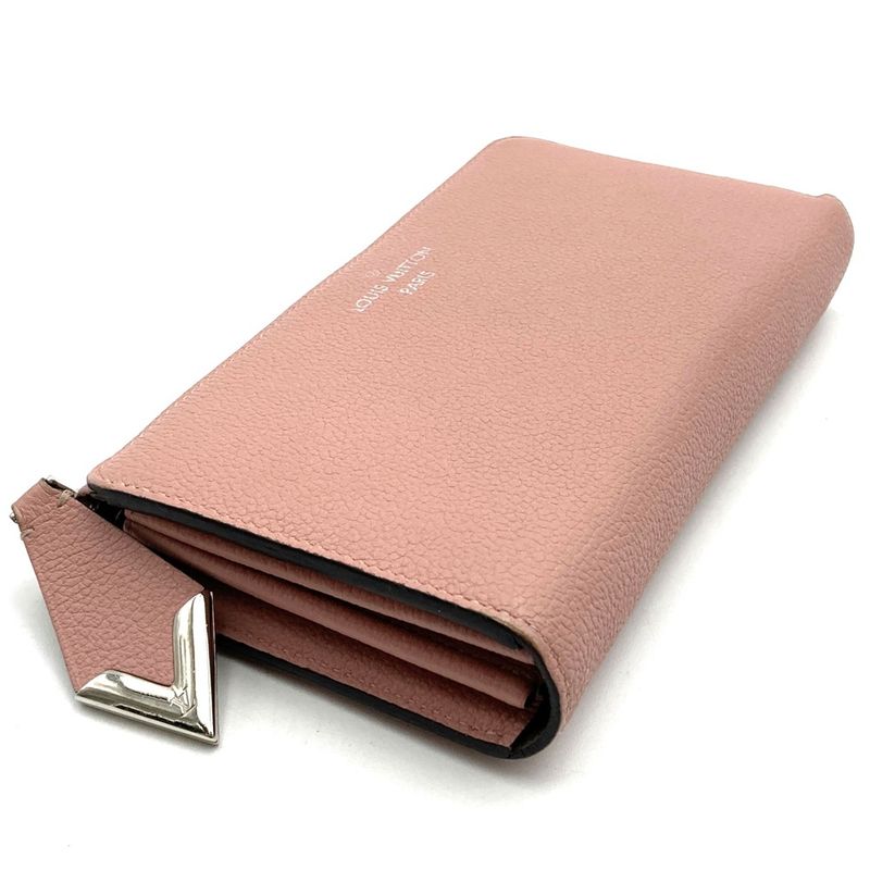 Louis Vuitton M60148 Portefeuille Comete Long Wallet Leather Magnolia Pink