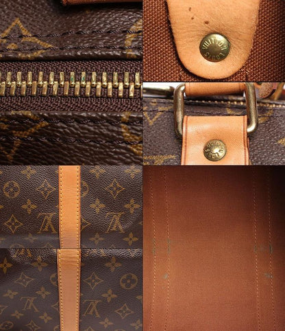 Louis Vuitton Boston Bag Double Zipper Closure Gold Hardware Keepall 50 M41426