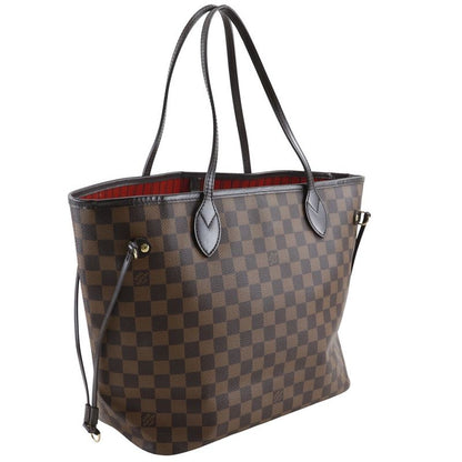 Louis Vuitton Neverfull MM N51105 Damier Canvas Brown Gi2102 Ladies Tote Bag