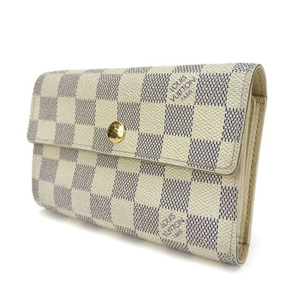 Louis Vuitton Trifold Walletcompact Walletportefeuille Alexandra N63068damier