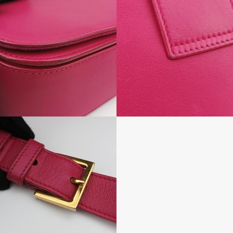 Yves Saint Laurenty Line Rose Red Leather 311214 311214527411