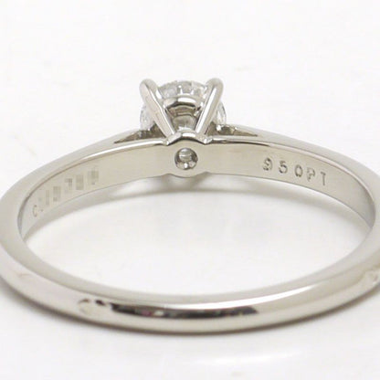 Cartier Solitaire Diamond Ring #50 Pt950 0.27ct