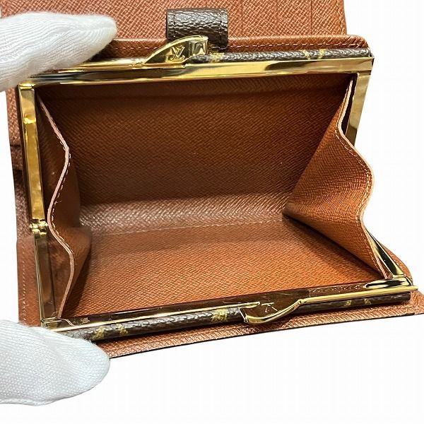 Louis Vuitton Monogram Porte Monet Vieux Viennois M61663 Clasping Bifold Wallet