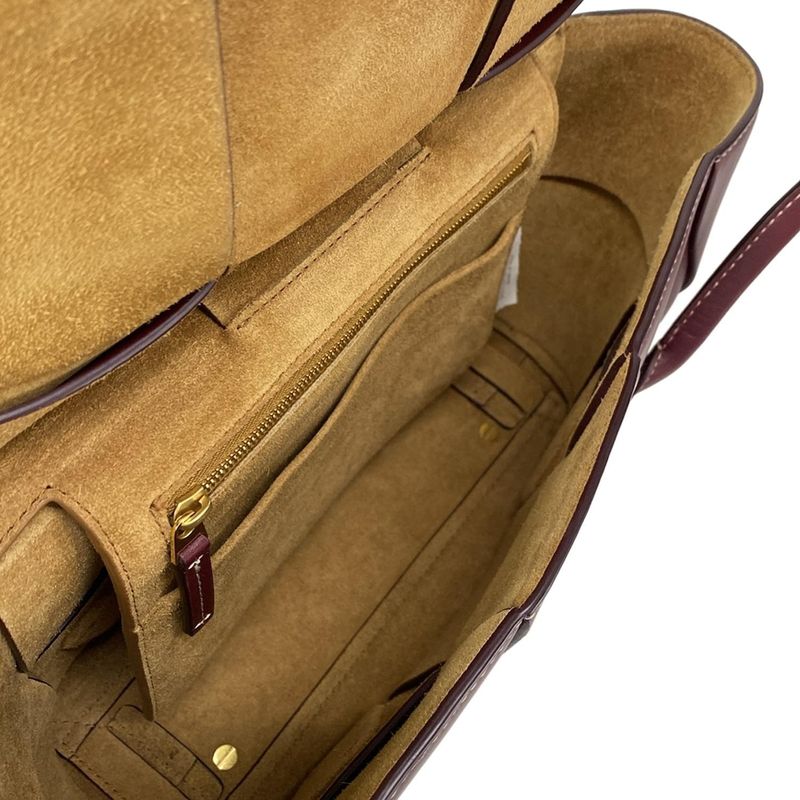 Bottega Veneta Shoulder Bag Small The Arco Bordeaux Lambskin