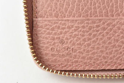 Gucci Wallet Preowned Gucci Foldable Wallet Gucci Swing Leather Light Pink