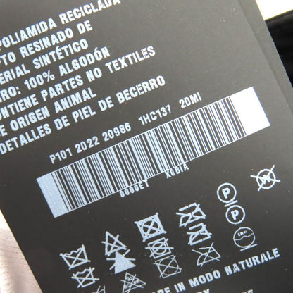 Prada 1hc137 Triangle Logo Triangle Logo Plate Re-nylon Bucket Hat Black M Made