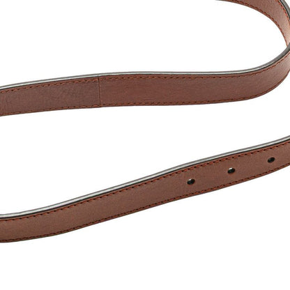 Saint Laurent YSL Monogram 668582 Brown PVC Leather Women's Saint Laurent