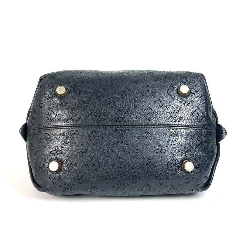 Louis Vuitton Shoulder Bag Galatea PM M93814 Monogram Mahina Leather Noir Black