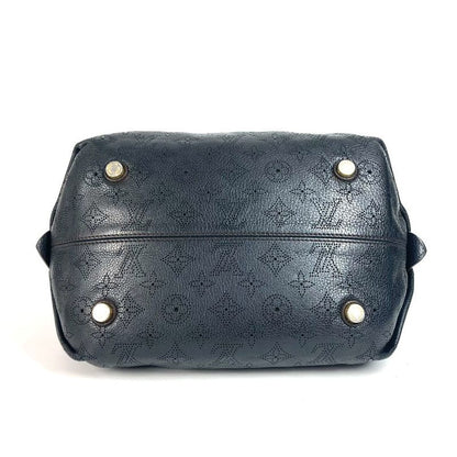 Louis Vuitton Shoulder Bag Galatea PM M93814 Monogram Mahina Leather Noir Black
