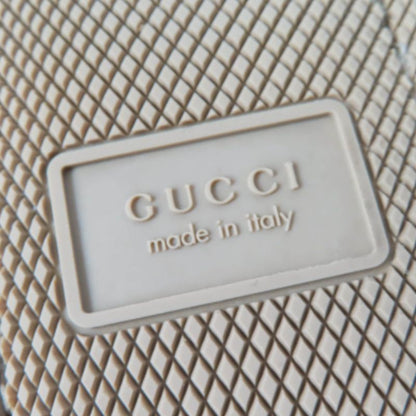 Gucci Horsebit Tweed Boa Espadrille Shoes Multicolor 38.5 Storage With Bag Made