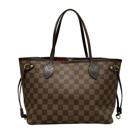 Louis Vuitton Damier Neverfull PM N51109 Ebène Tote Bag