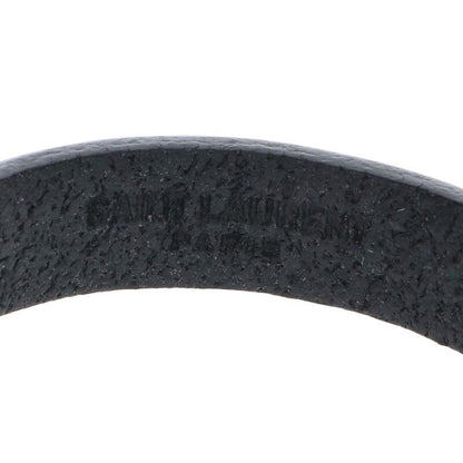 Saint Laurent Paris 485466 Cassandra Logo Leather Bracelet Men's L 17