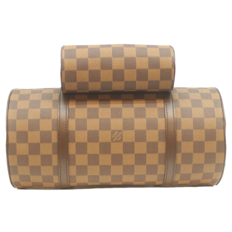 Louis Vuitton 04 N51303 Damier Papillon 30 With Child Damier Canvas Handbag