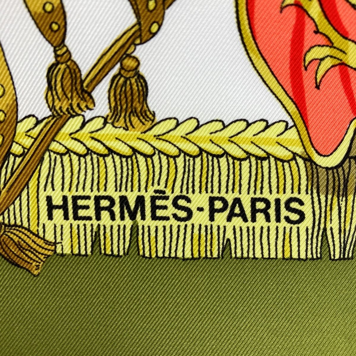 Hermes Carre 90 Caparacons de LA France Et de L'inde Horse Decoration Scarf